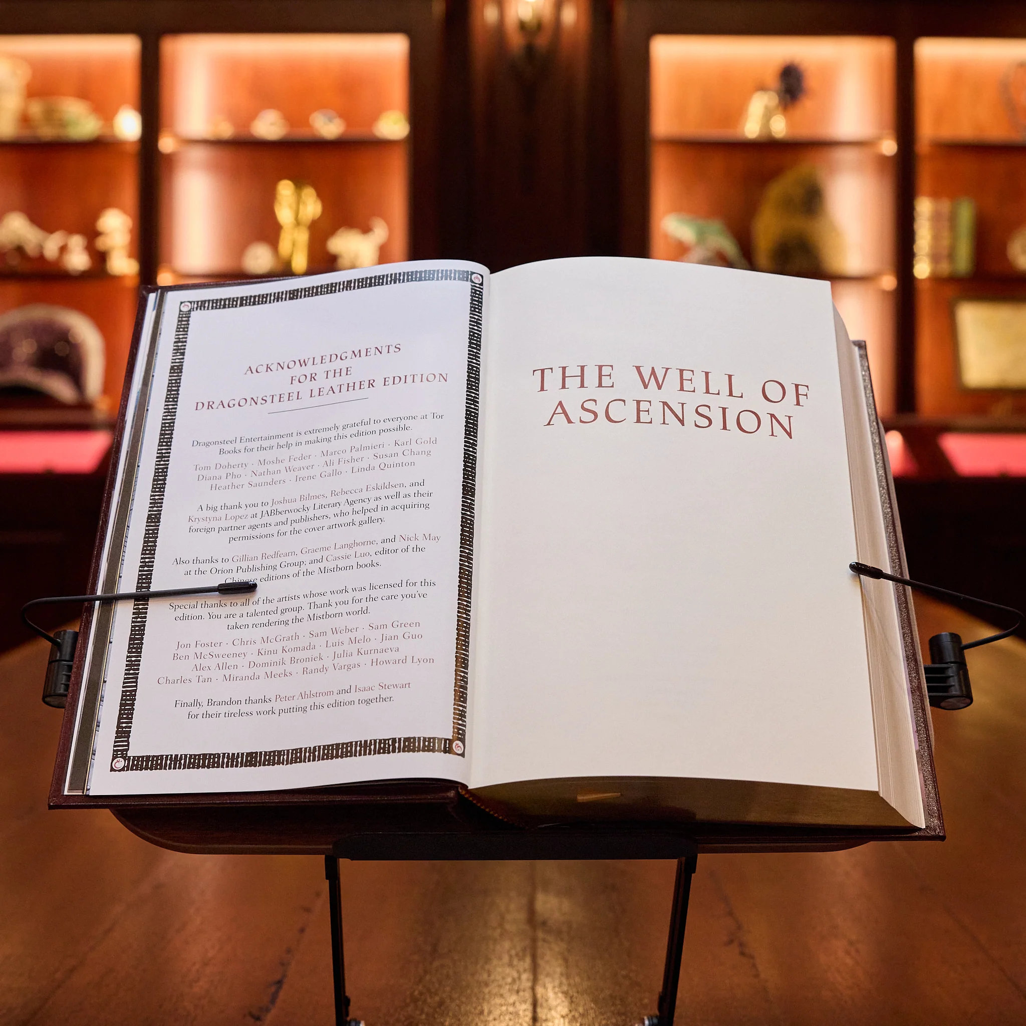 The Well of Ascension Leatherbound Book - Signed - Image 3